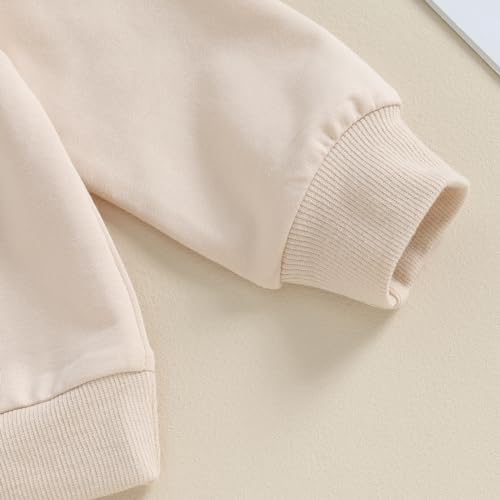 Kupretty Conjunto de sudadera de manga larga con bloques de color y pantalones deportivos para bebé niño
