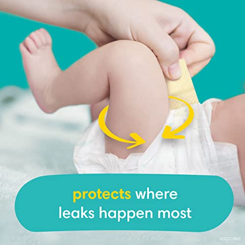 Pampers Swaddlers Diapers - Size 1, One Month Supply (198 Count), Ultra Soft Disposable Baby Diapers