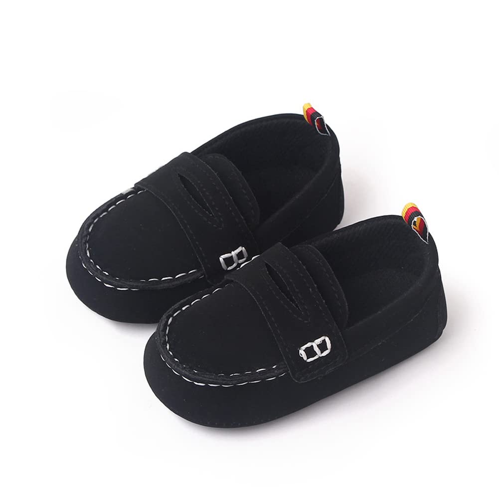 LONSOEN Mocasines para bebés y niñas, zapatos para cuna