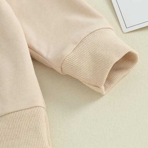 Kupretty Conjunto de sudadera de manga larga con bloques de color y pantalones deportivos para bebé niño