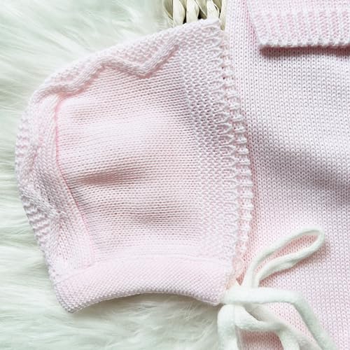 Conjunto de ropa de punto para bebé recién nacido, conjunto de punto para bebé que regresa a casa para niños y niñas