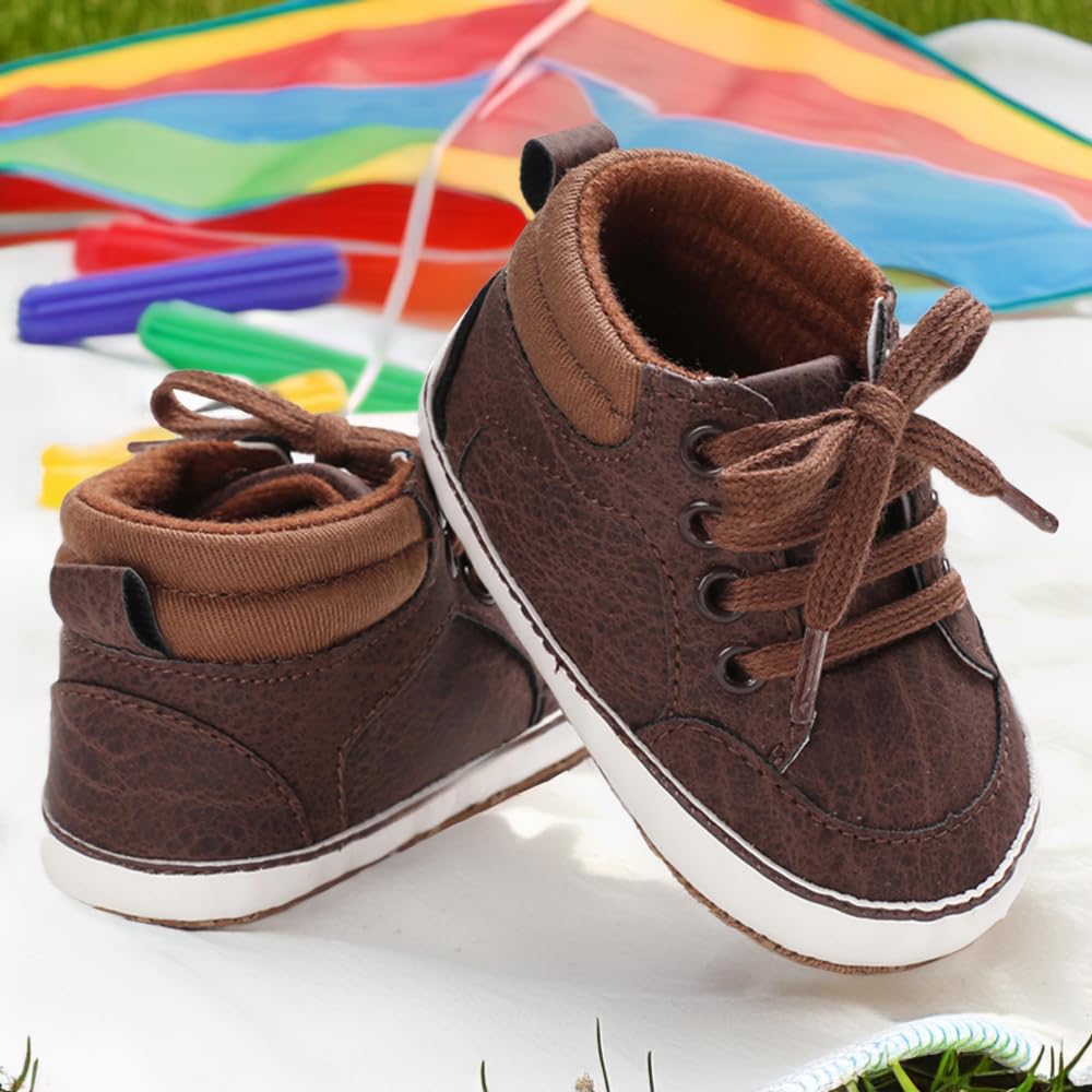 KaKaKiKi - Tenis de lona para bebé, infante, niños, tenis con suela de goma antideslizante, tenis de caramelo caminantes, primerizos, precaminando, tenis de cuna
