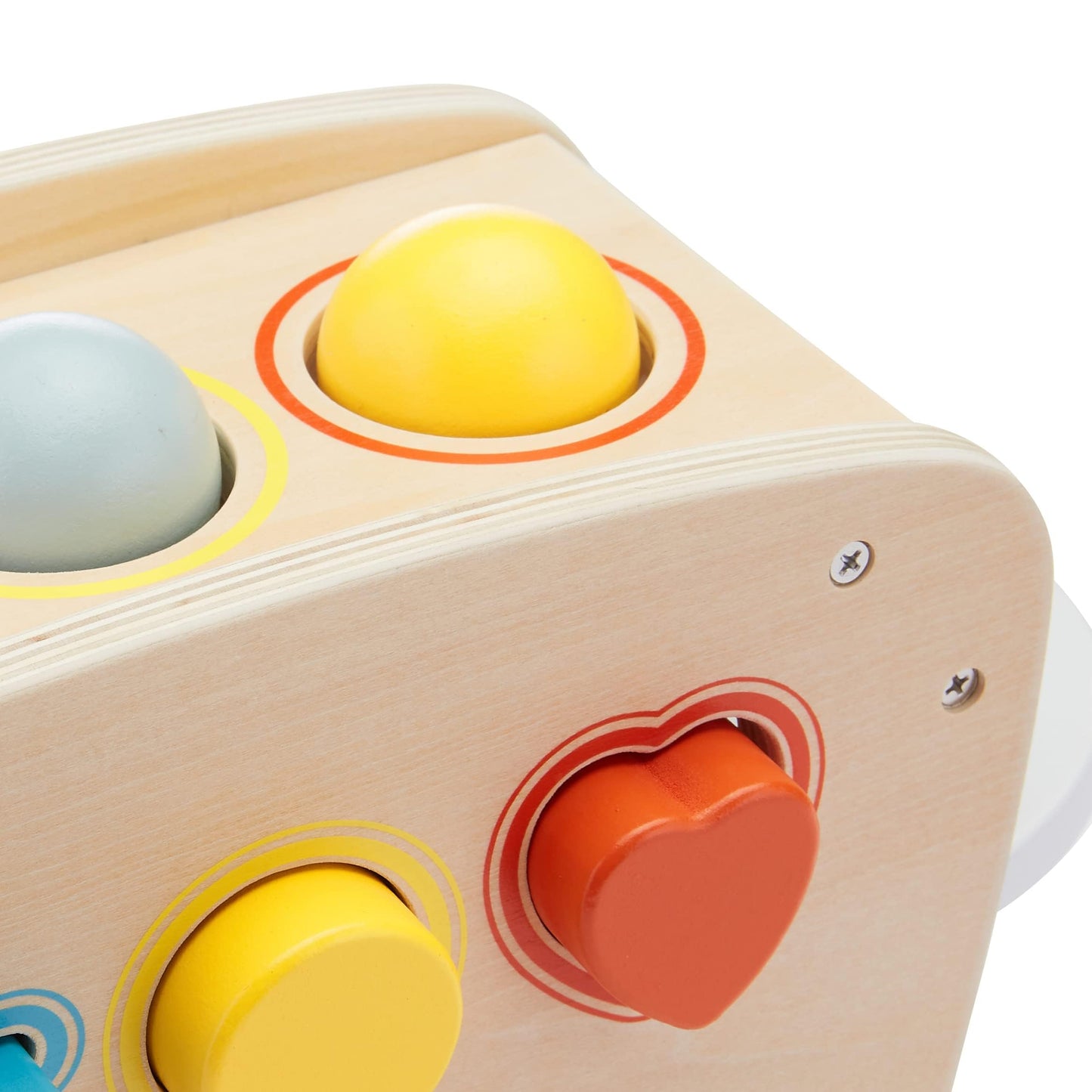 Amazon Basics Banco musical con xilófono y clasificador de formas, regalo para ne 18 meses. niño niña bebé, 11.6 x 5.2 x 6.3 pulgadas, multicolor