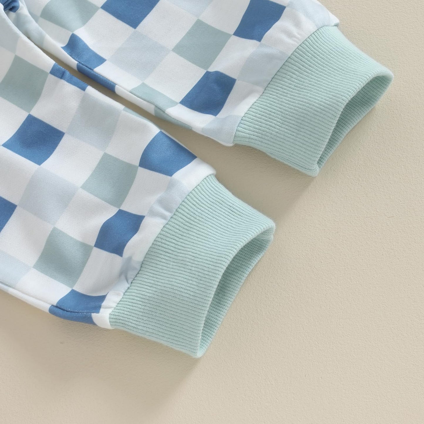 Kupretty Conjunto de sudadera de manga larga con bloques de color y pantalones deportivos para bebé niño
