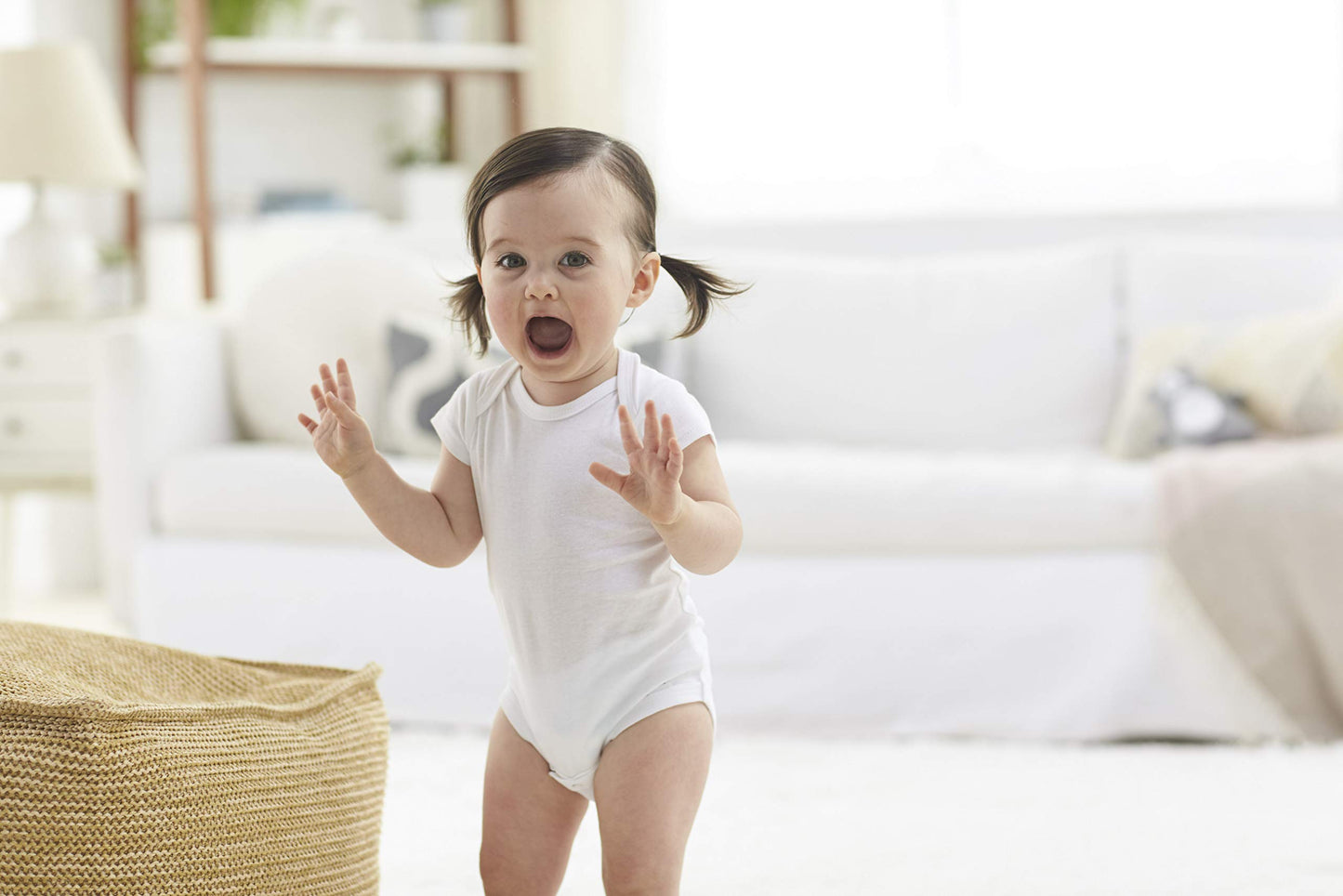 Onesies Brand Paquete de 8 mamelucos unisex de manga corta para bebé