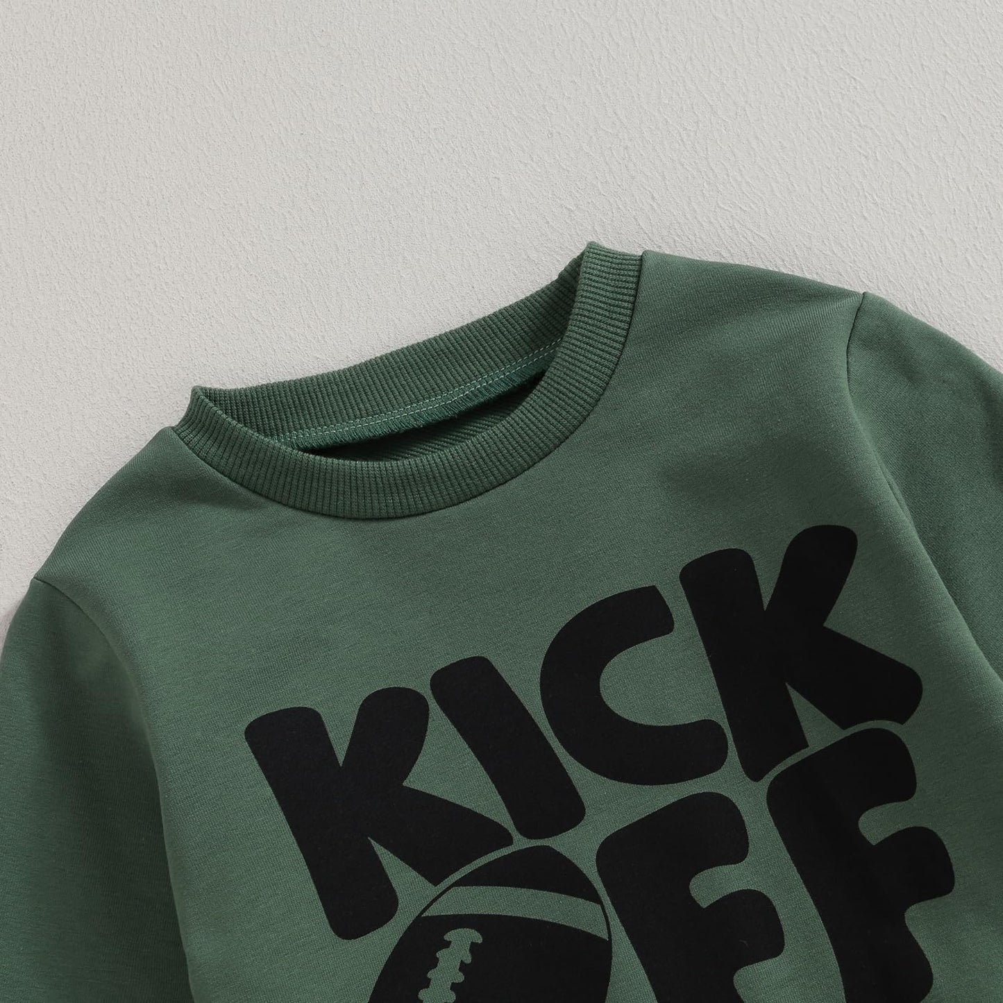Kupretty Conjunto de sudadera de manga larga con bloques de color y pantalones deportivos para bebé niño