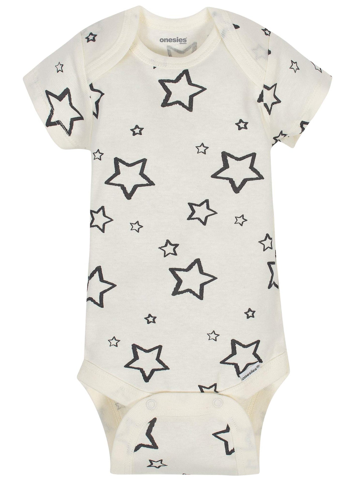 Onesies Brand Paquete de 8 mamelucos unisex de manga corta para bebé