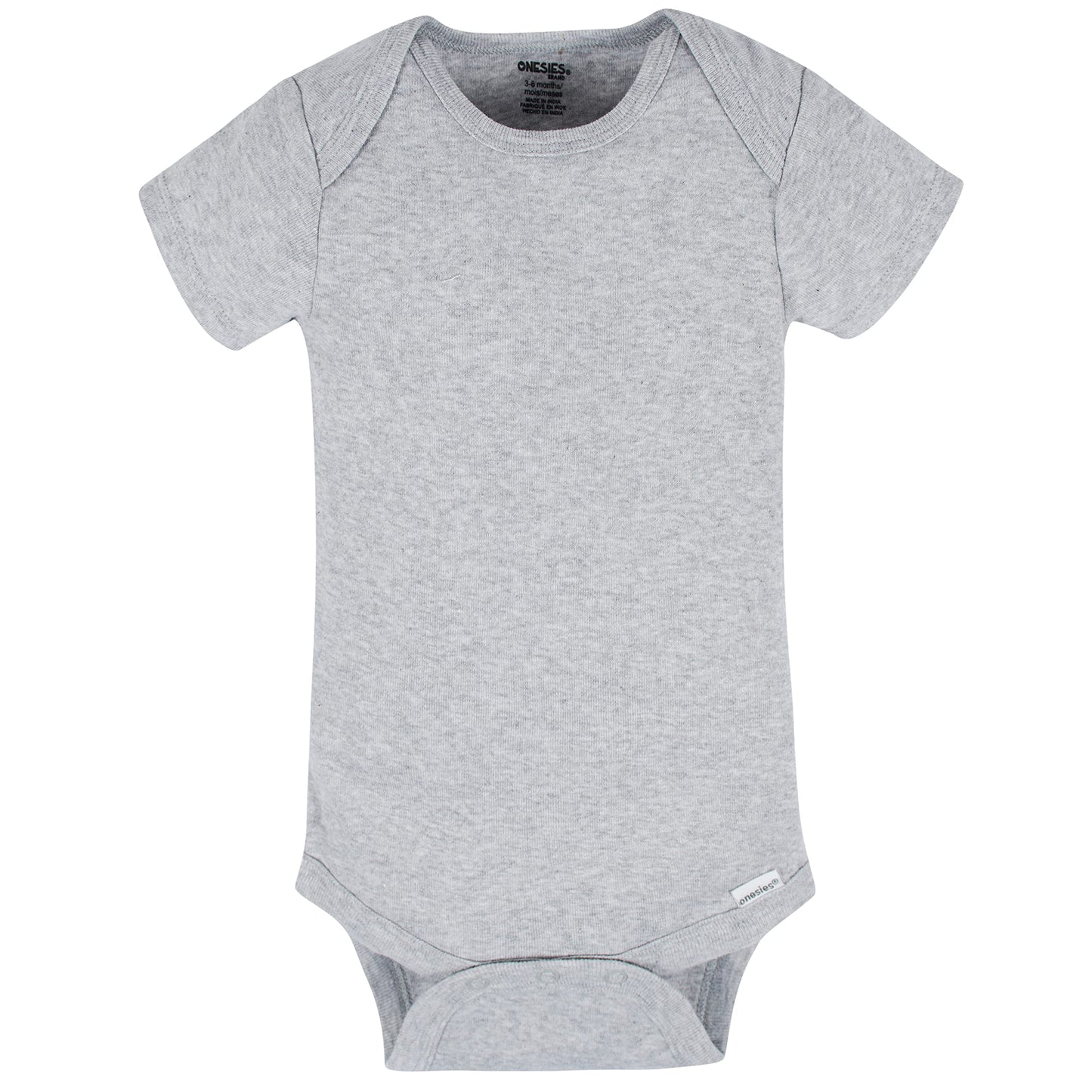 Onesies Brand Paquete de 8 mamelucos unisex de manga corta para bebé