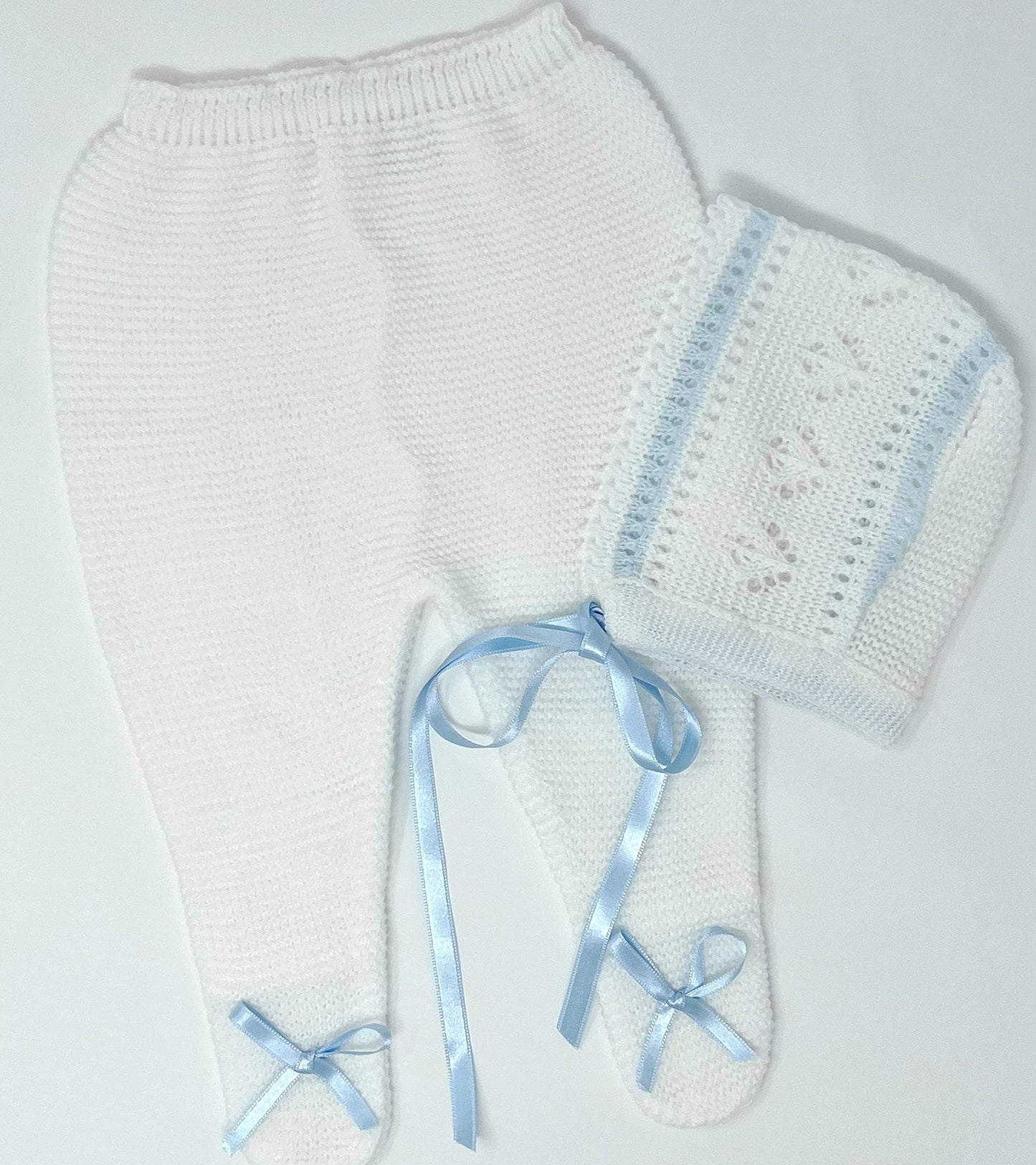 Conjunto de ropa de punto para bebé recién nacido, conjunto de punto para bebé que regresa a casa para niños y niñas