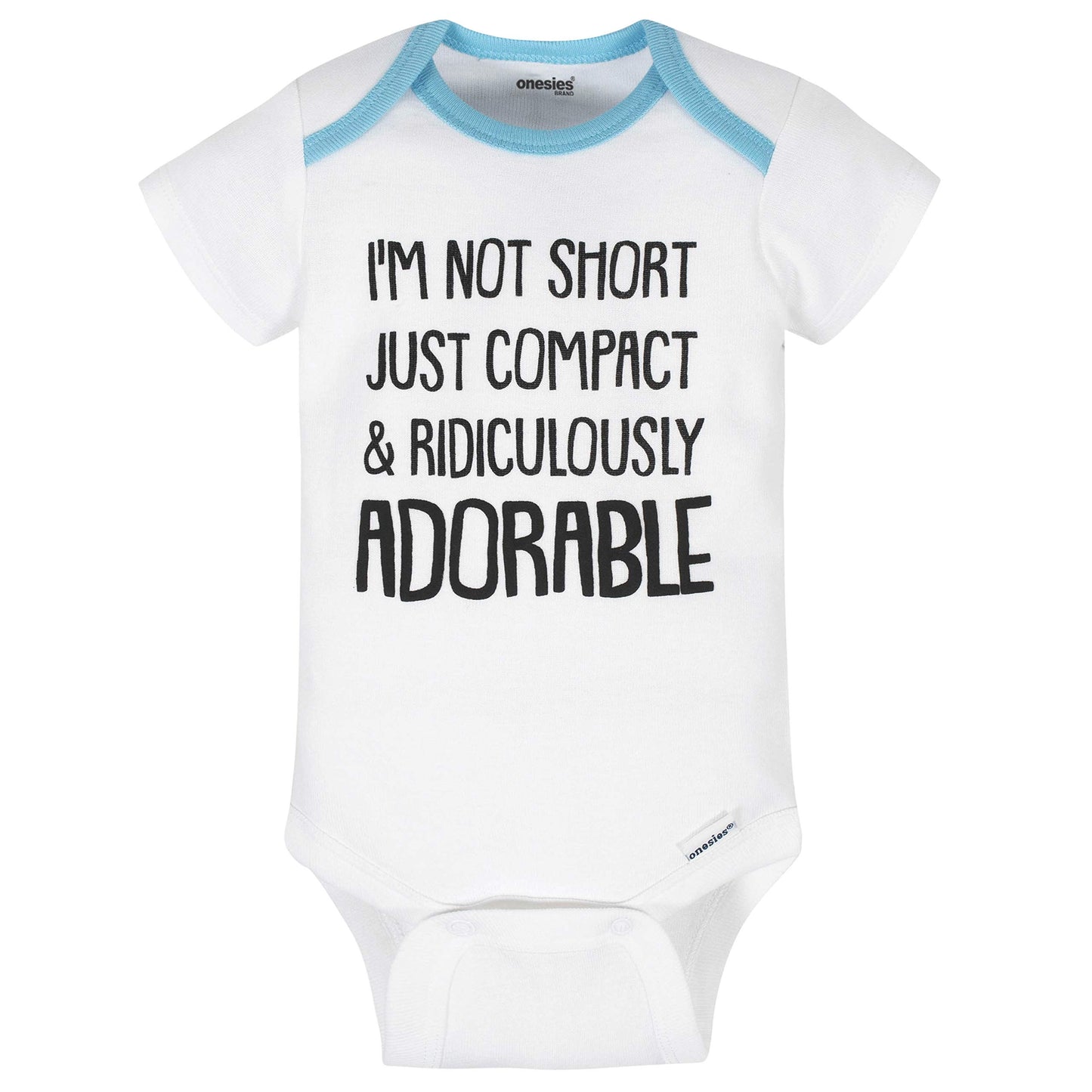 Onesies Brand Paquete de 8 mamelucos unisex de manga corta para bebé