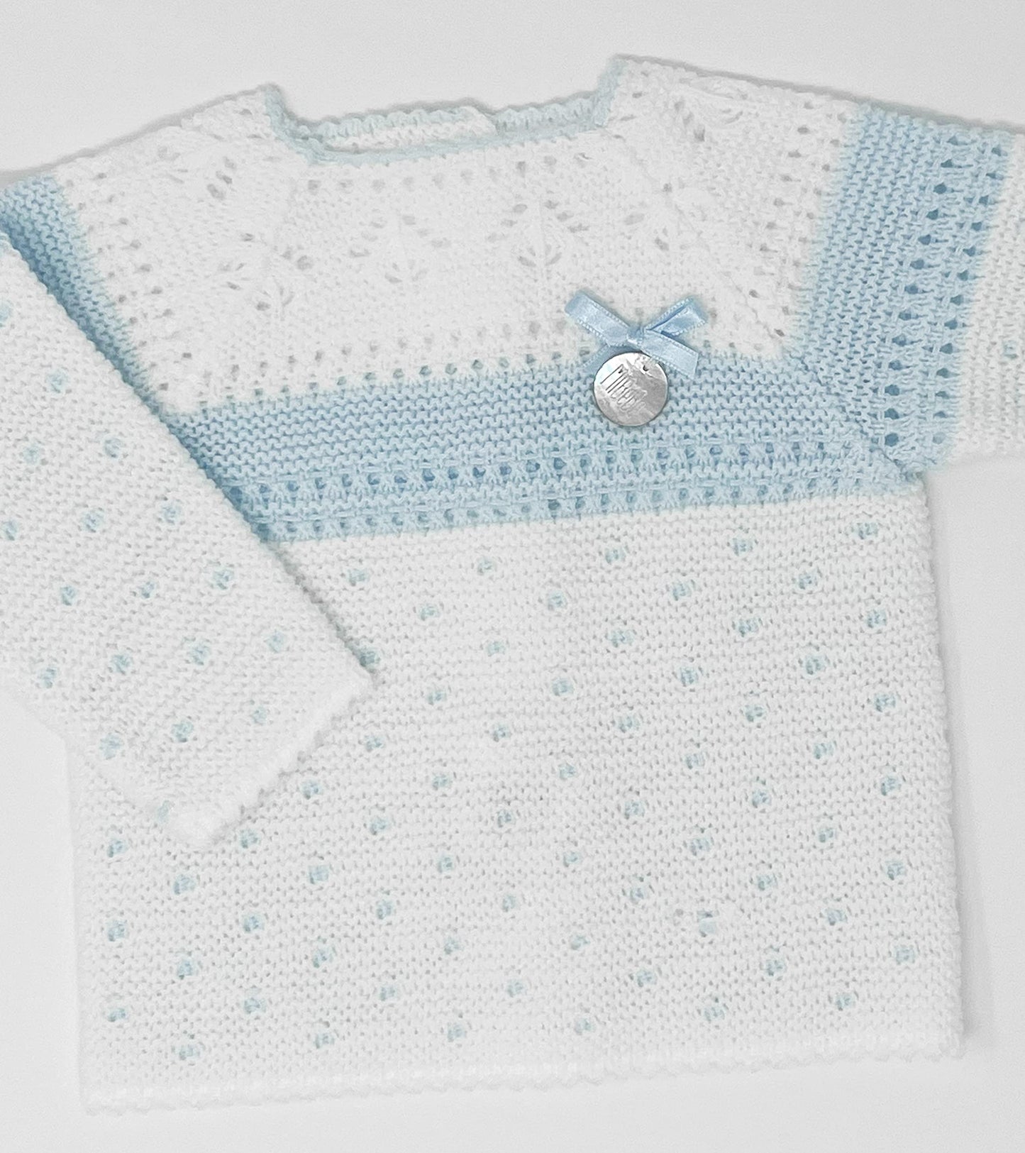 Conjunto de ropa de punto para bebé recién nacido, conjunto de punto para bebé que regresa a casa para niños y niñas