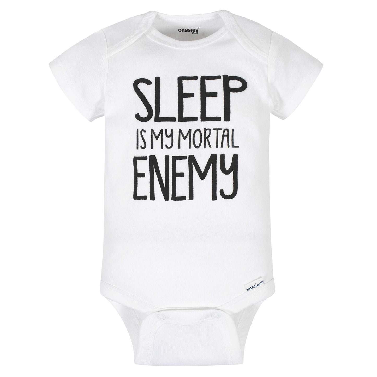 Onesies Brand Paquete de 8 mamelucos unisex de manga corta para bebé