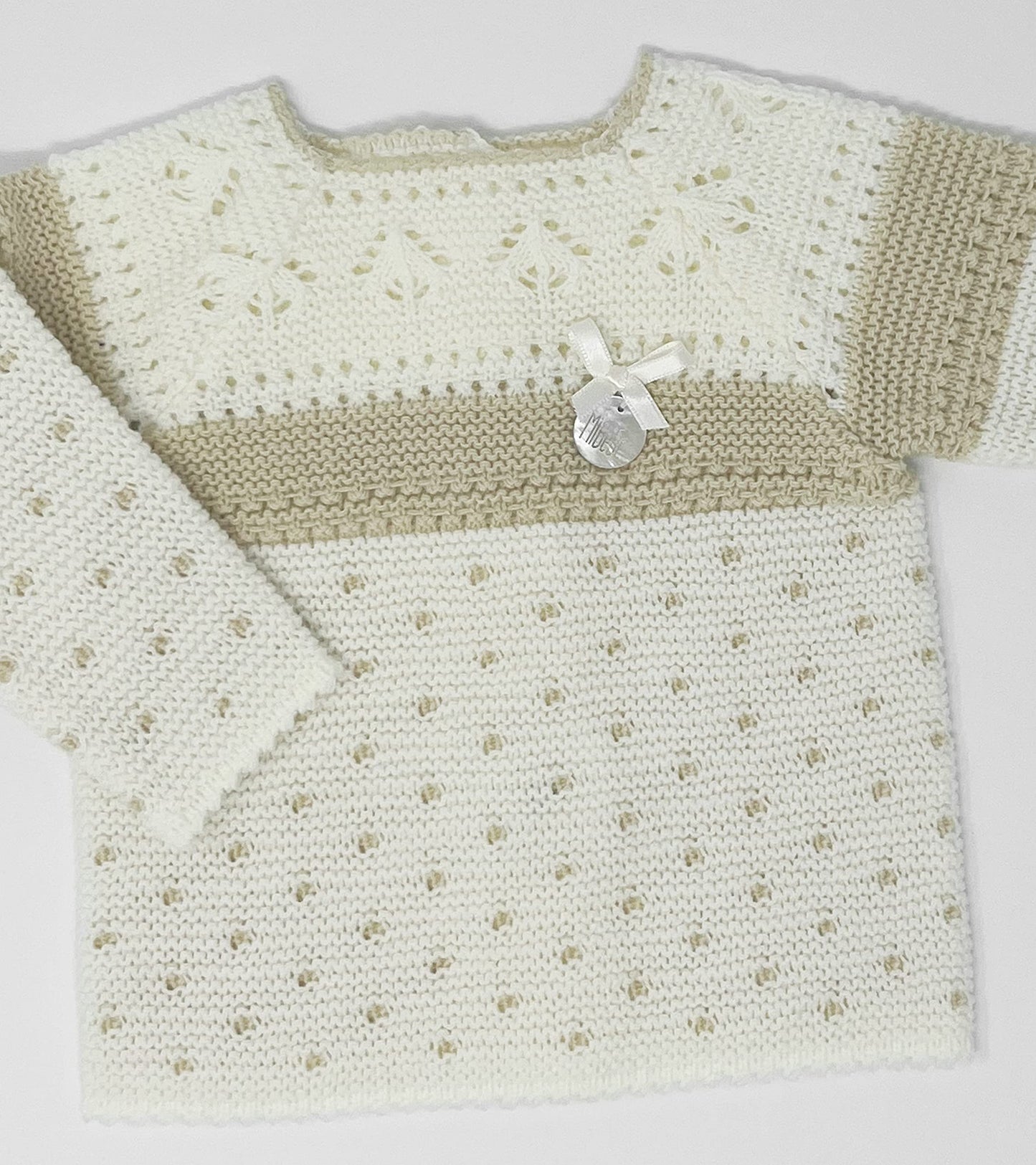 Conjunto de ropa de punto para bebé recién nacido, conjunto de punto para bebé que regresa a casa para niños y niñas