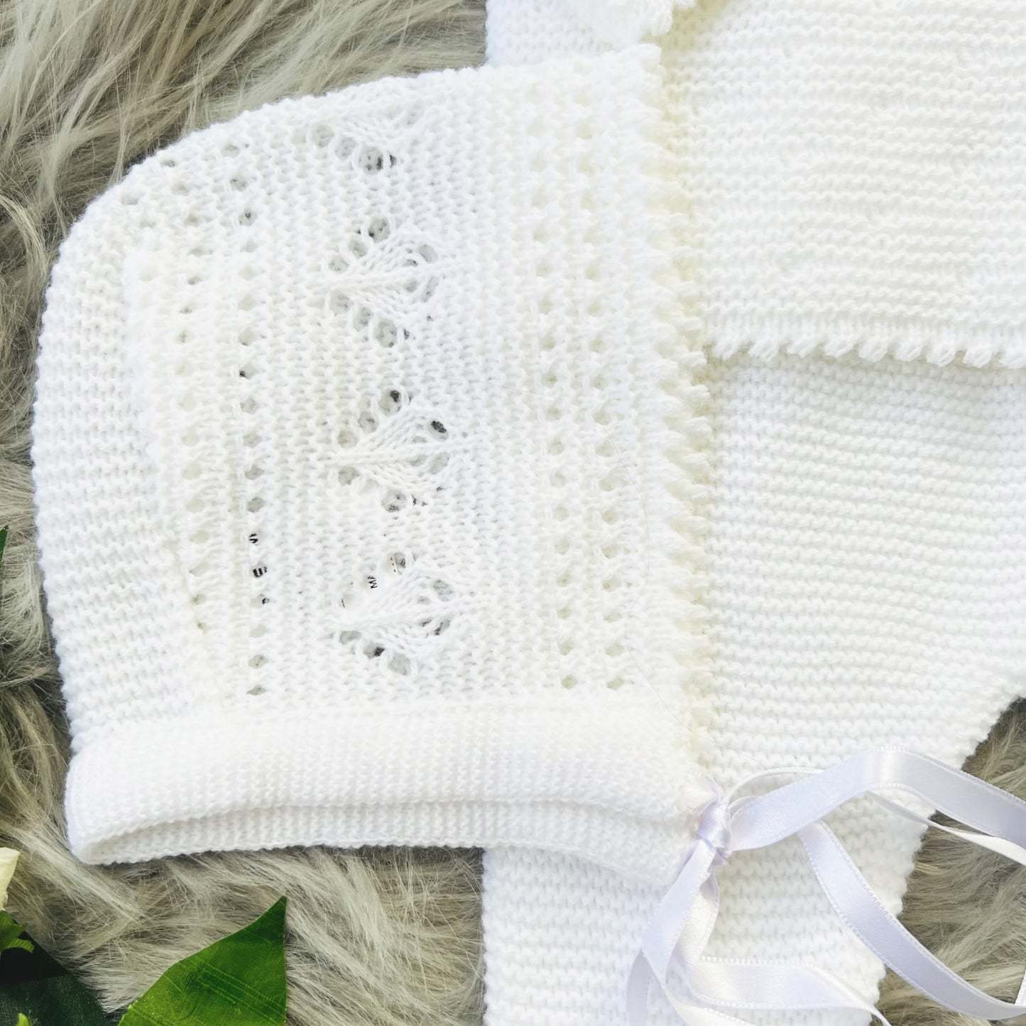 Conjunto de ropa de punto para bebé recién nacido, conjunto de punto para bebé que regresa a casa para niños y niñas