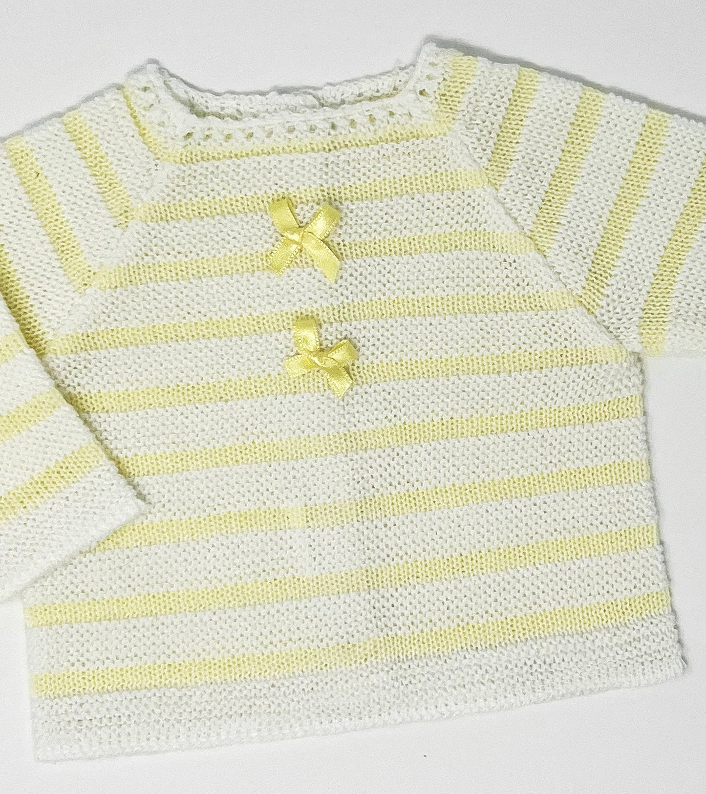 Conjunto de ropa de punto para bebé recién nacido, conjunto de punto para bebé que regresa a casa para niños y niñas