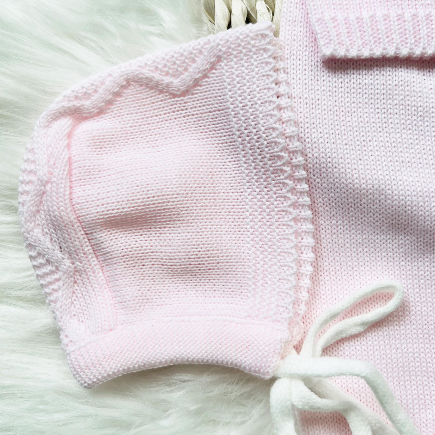 Conjunto de ropa de punto para bebé recién nacido, conjunto de punto para bebé que regresa a casa para niños y niñas