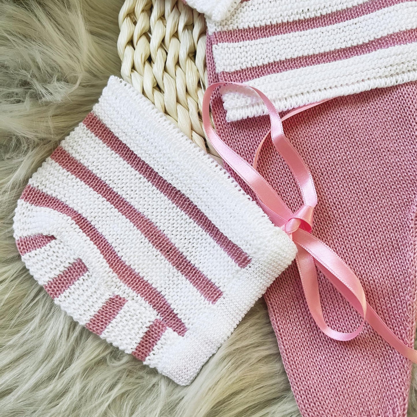 Conjunto de ropa de punto para bebé recién nacido, conjunto de punto para bebé que regresa a casa para niños y niñas