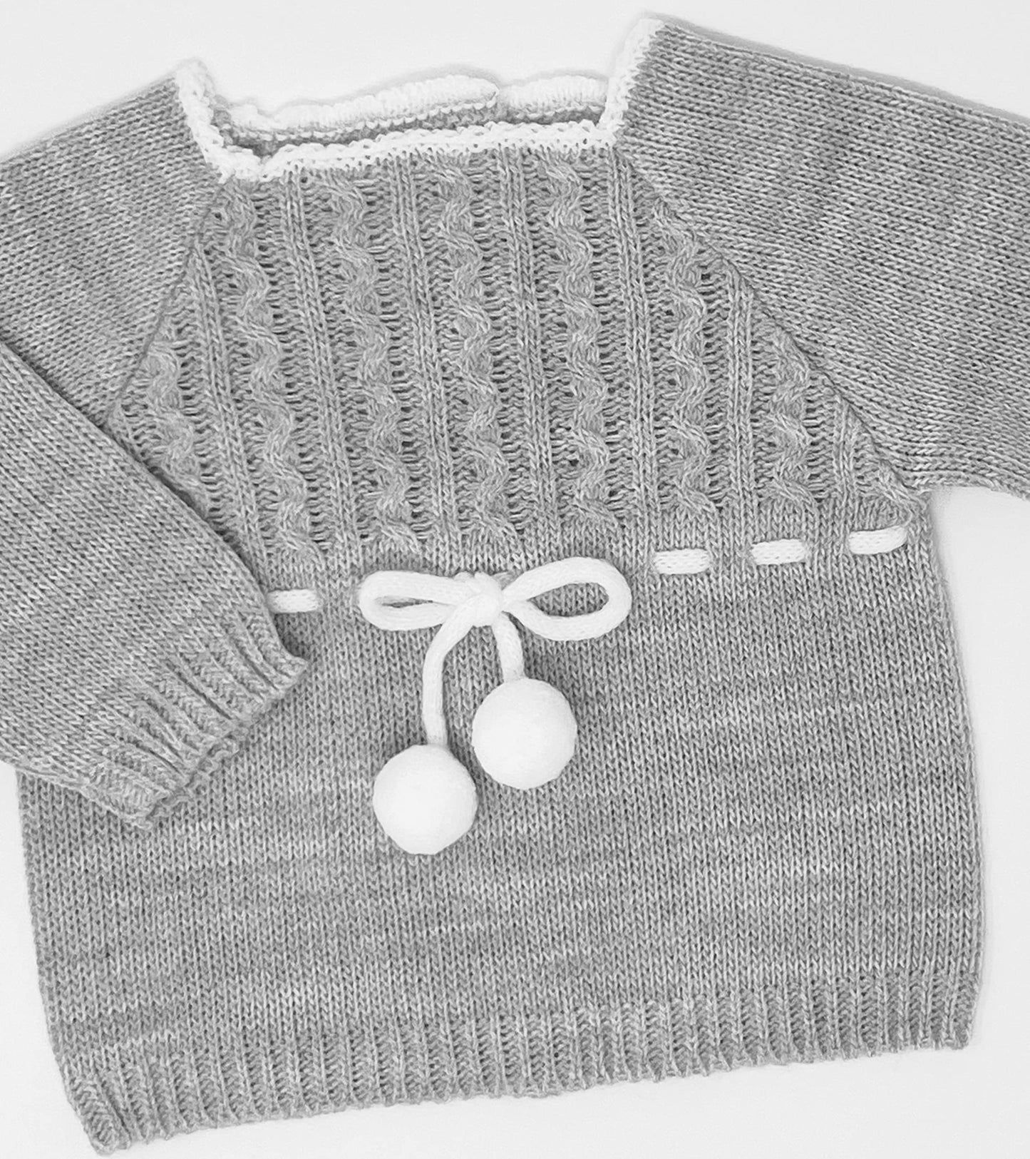 Conjunto de ropa de punto para bebé recién nacido, conjunto de punto para bebé que regresa a casa para niños y niñas