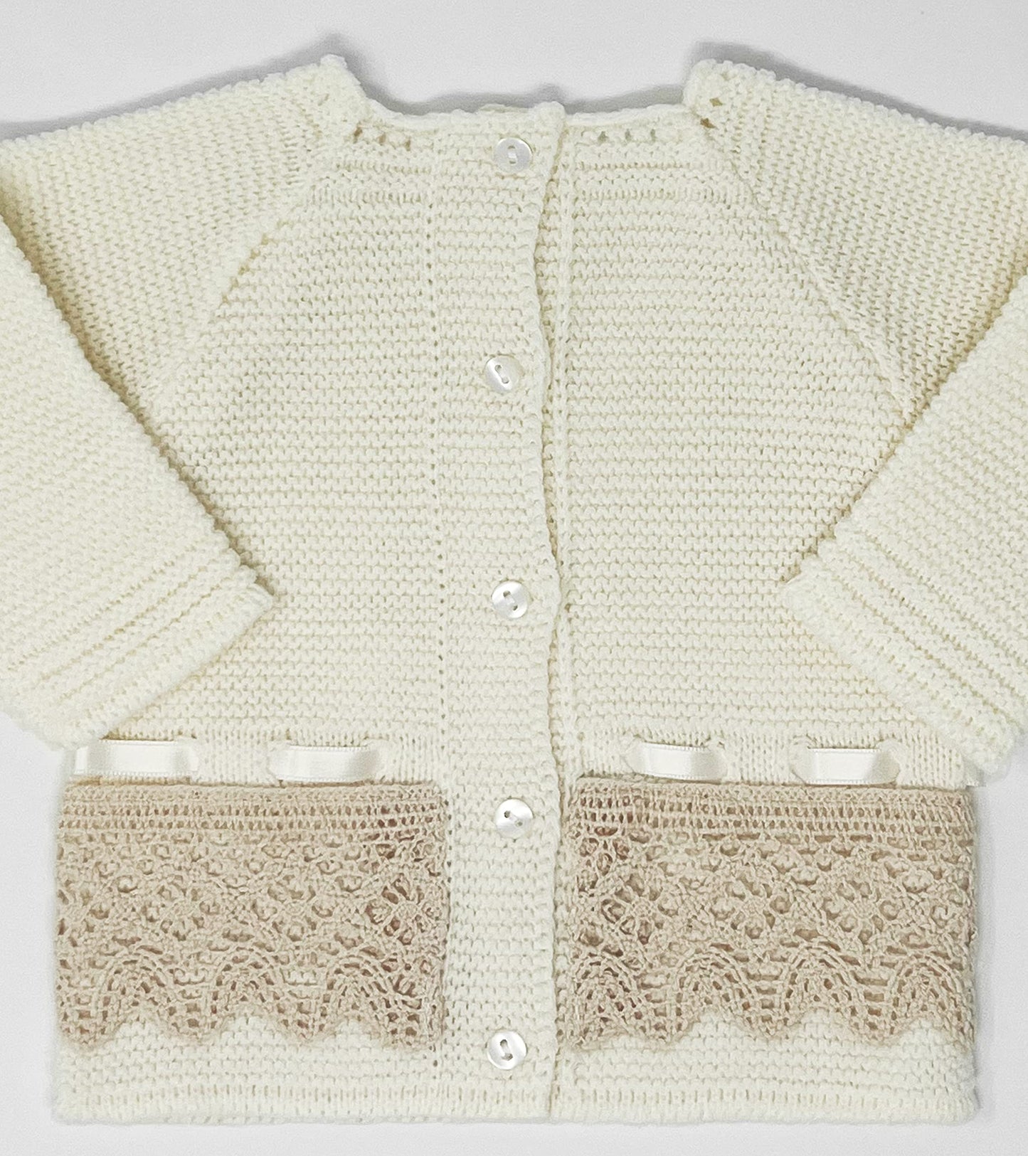 Conjunto de ropa de punto para bebé recién nacido, conjunto de punto para bebé que regresa a casa para niños y niñas