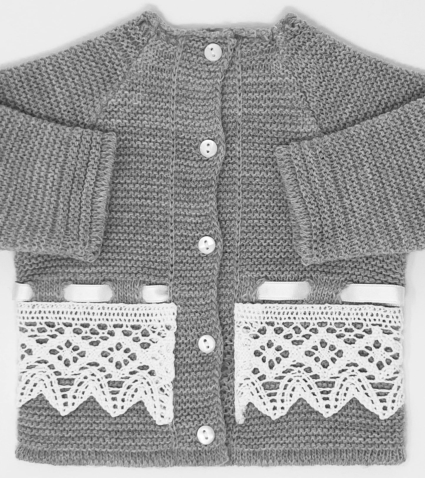 Conjunto de ropa de punto para bebé recién nacido, conjunto de punto para bebé que regresa a casa para niños y niñas