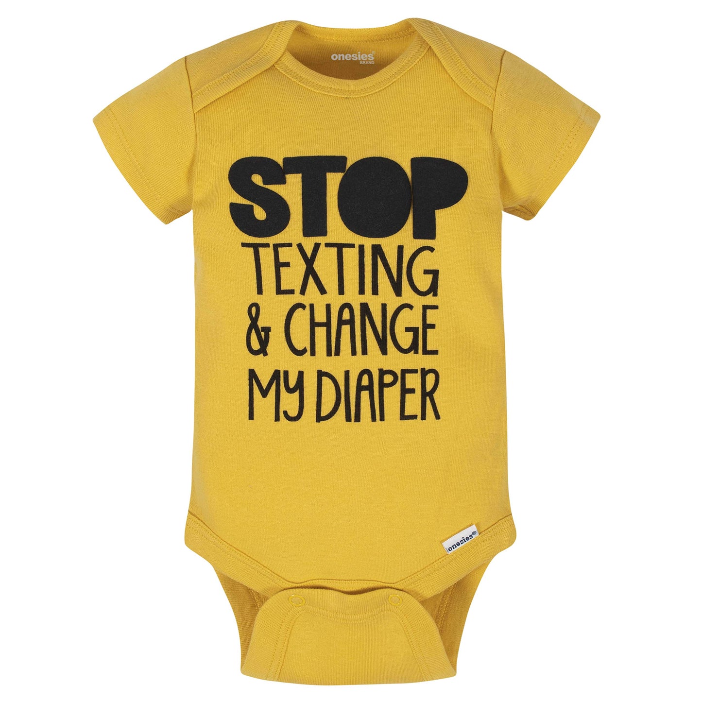 Onesies Brand Paquete de 8 mamelucos unisex de manga corta para bebé