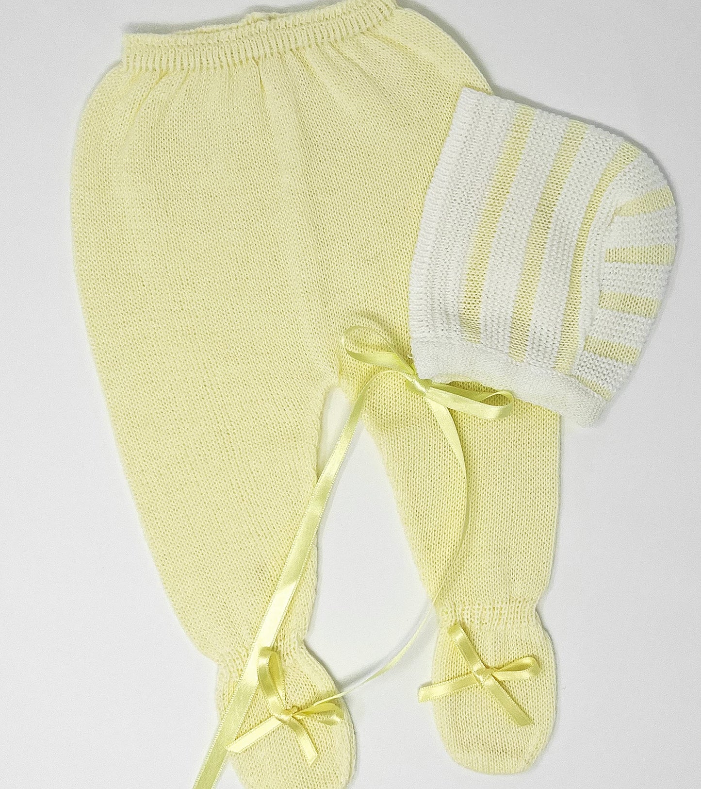 Conjunto de ropa de punto para bebé recién nacido, conjunto de punto para bebé que regresa a casa para niños y niñas