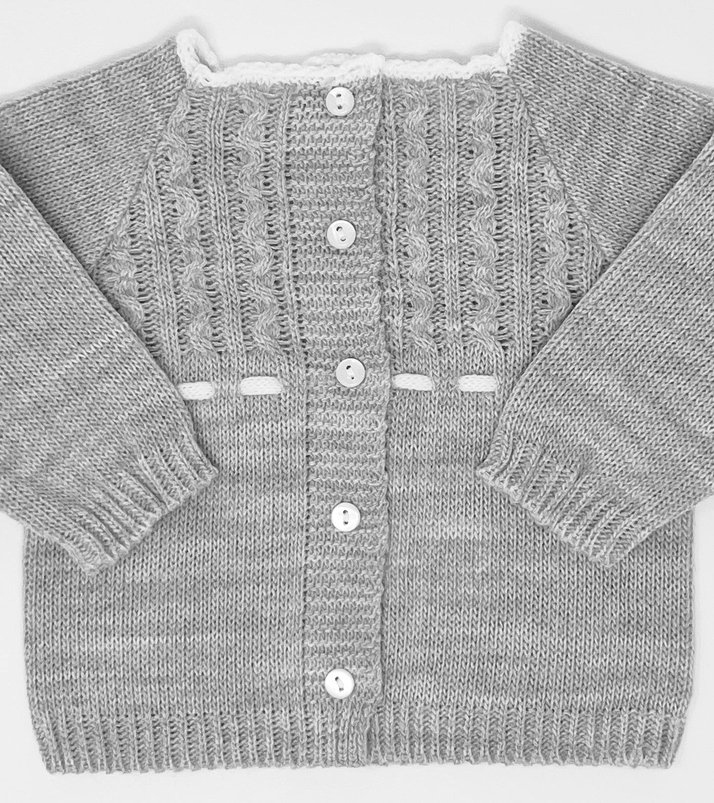 Conjunto de ropa de punto para bebé recién nacido, conjunto de punto para bebé que regresa a casa para niños y niñas