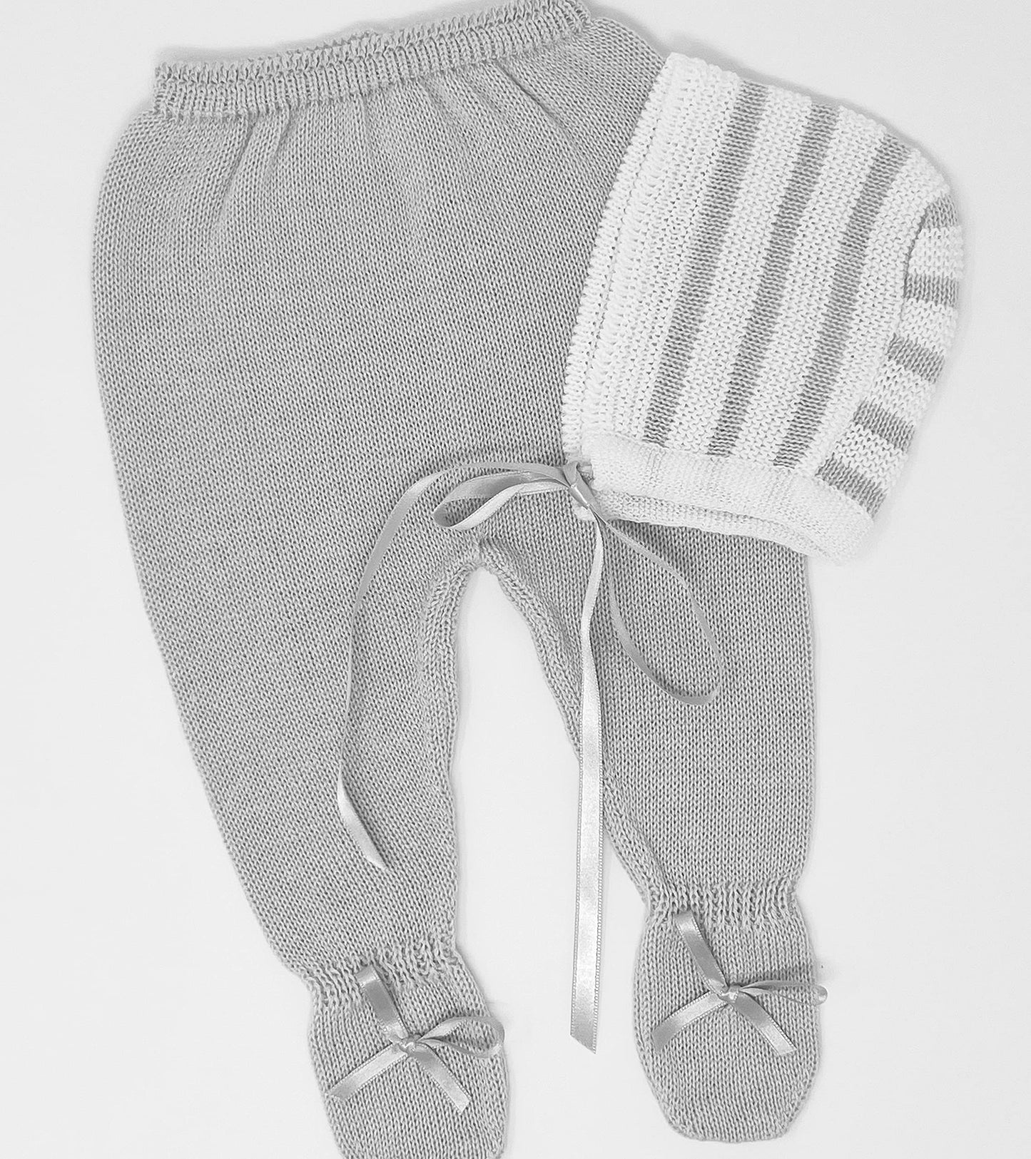Conjunto de ropa de punto para bebé recién nacido, conjunto de punto para bebé que regresa a casa para niños y niñas