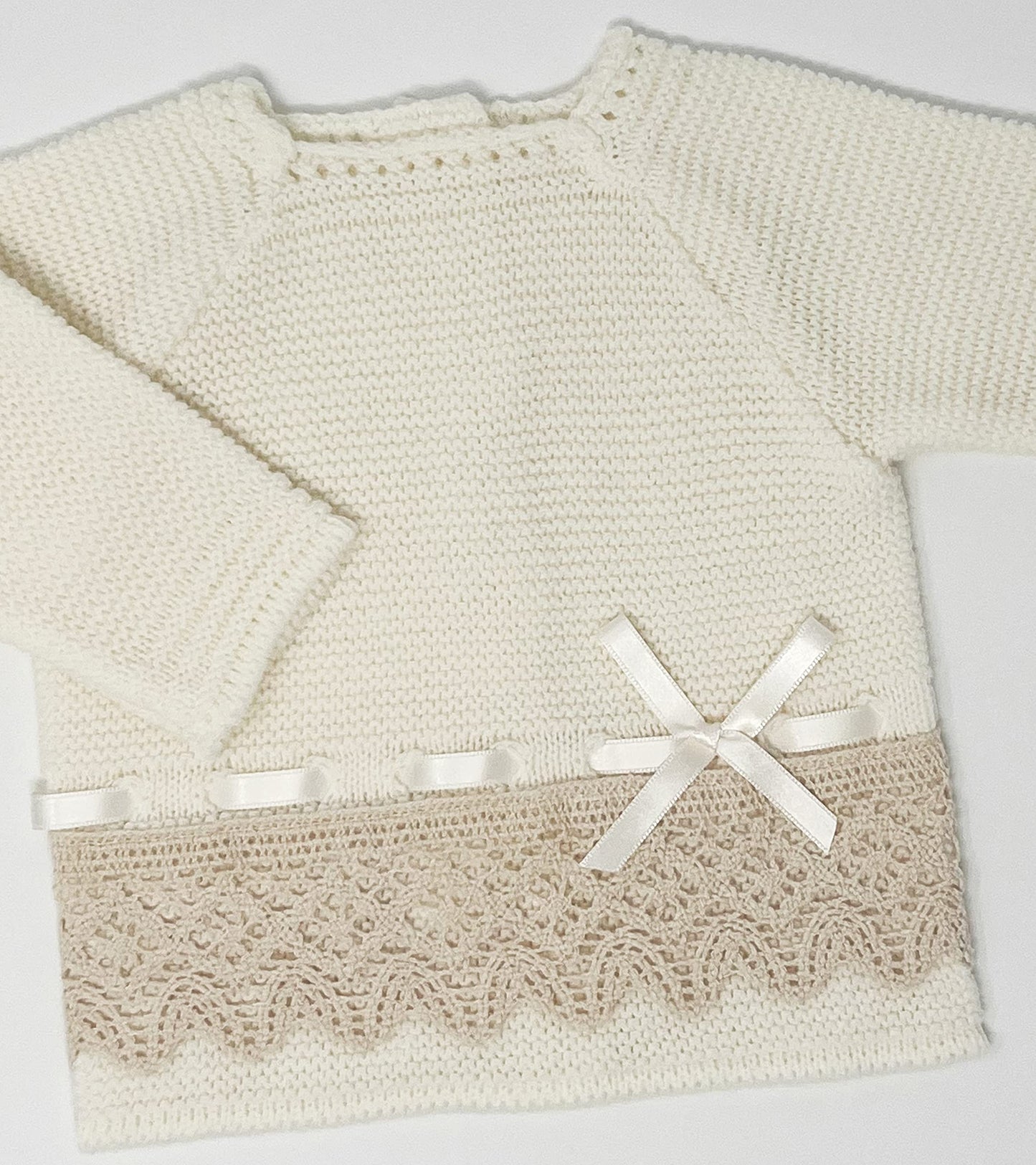Conjunto de ropa de punto para bebé recién nacido, conjunto de punto para bebé que regresa a casa para niños y niñas