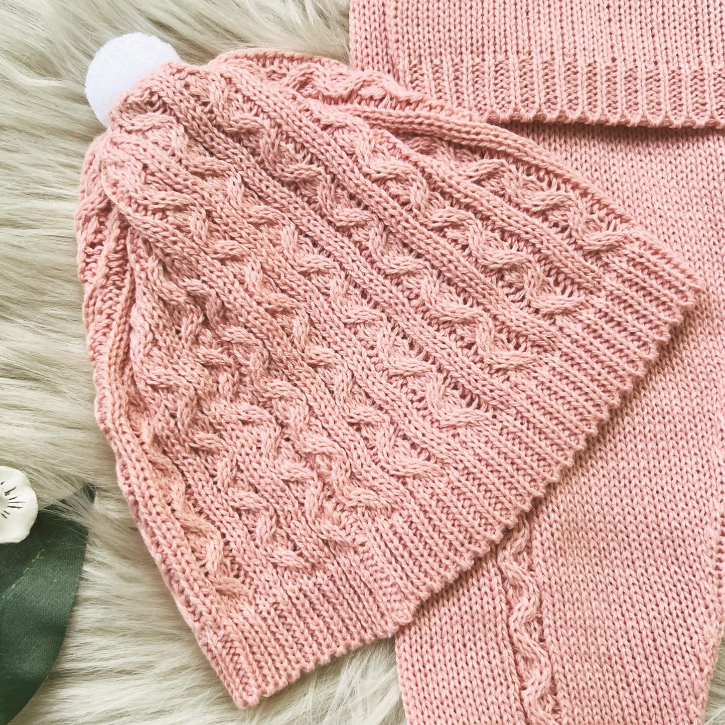 Conjunto de ropa de punto para bebé recién nacido, conjunto de punto para bebé que regresa a casa para niños y niñas