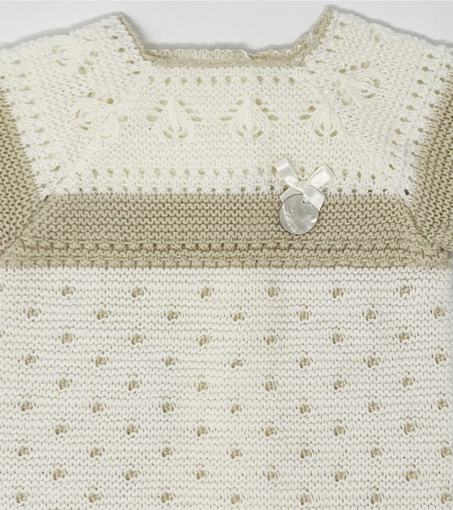 Conjunto de ropa de punto para bebé recién nacido, conjunto de punto para bebé que regresa a casa para niños y niñas
