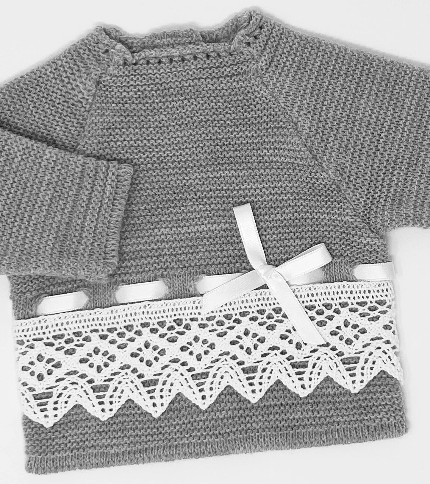 Conjunto de ropa de punto para bebé recién nacido, conjunto de punto para bebé que regresa a casa para niños y niñas
