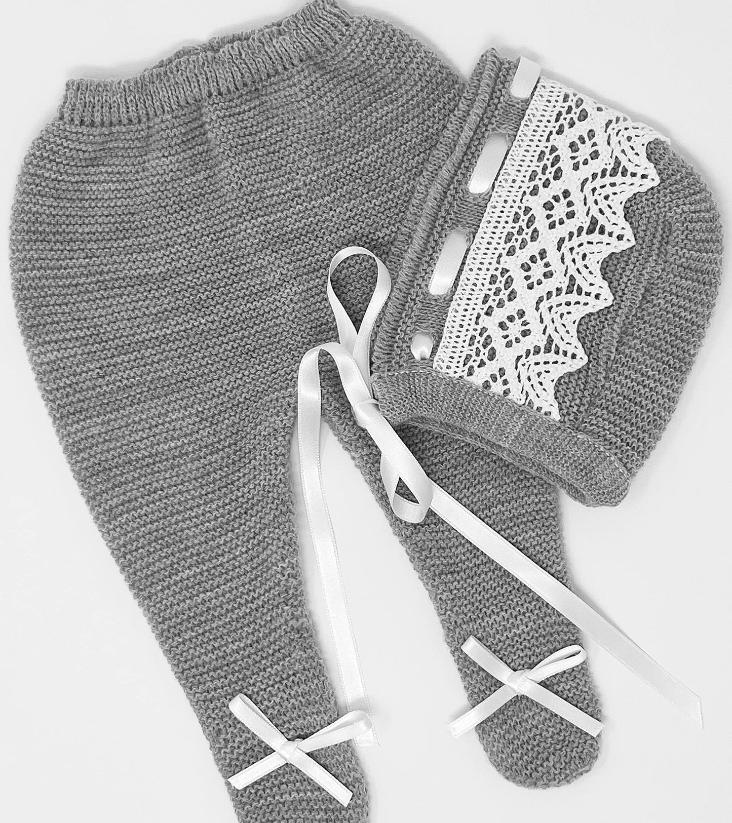 Conjunto de ropa de punto para bebé recién nacido, conjunto de punto para bebé que regresa a casa para niños y niñas